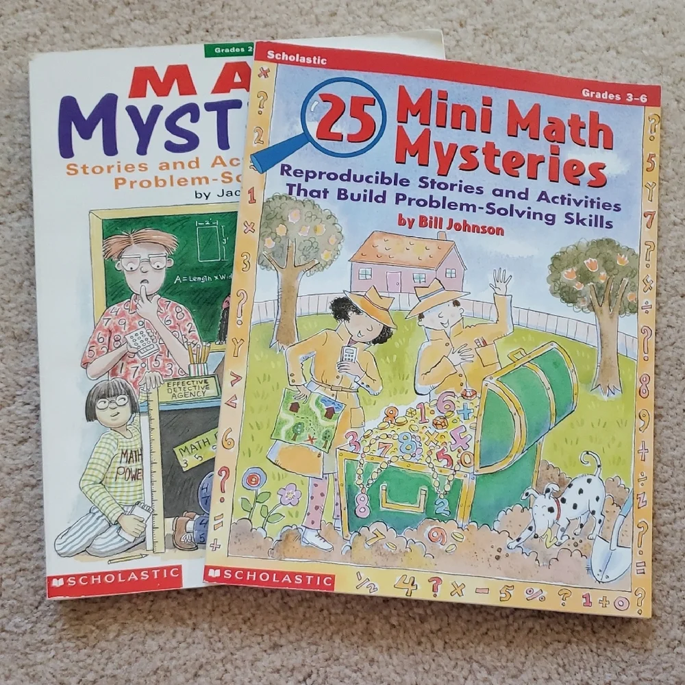 Mystery Math - 2 Books